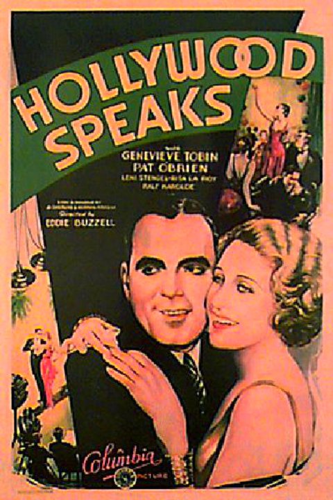 Hollywood Speaks Original 1932 U.S. One Sheet Movie Poster