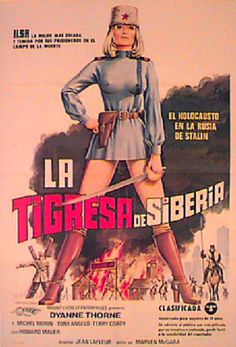 Ilsa the Tigress of Siberia Original 1977 Spanish B1 Movie Poster