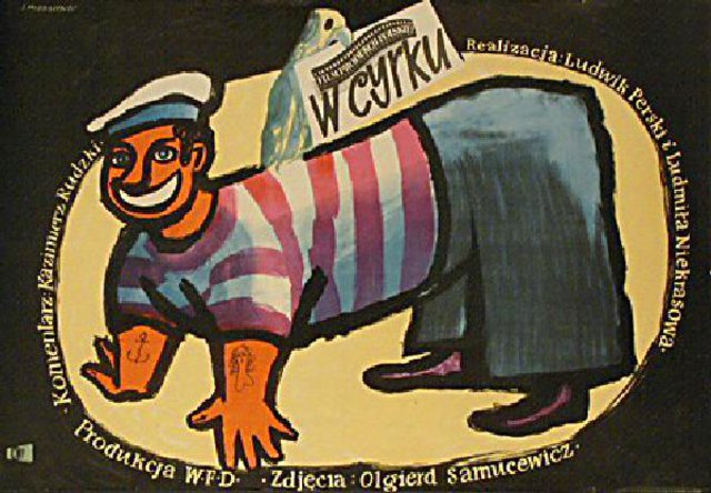 In the Circus Original 1953 Polish A1 Movie Poster