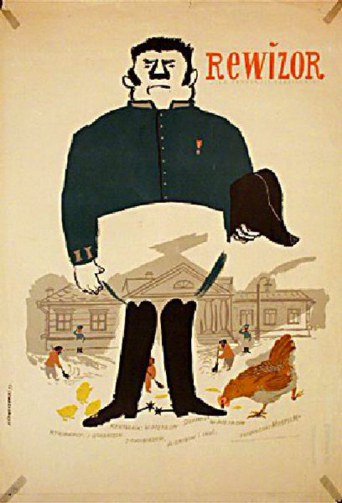 The Inspector-General 1953 Polish A1 Poster