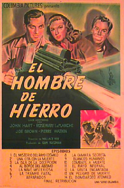 Jack Armstrong Original 1947 Argentine Movie Poster
