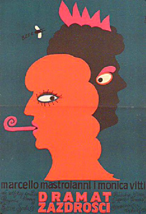 Jealousy, Italian Style 1966 Polish A1 Poster