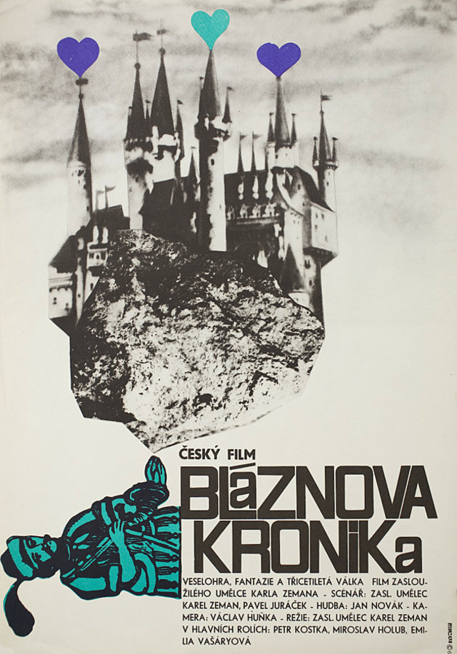 The Jester's Tale Original 1964 Czech A3 Movie Poster