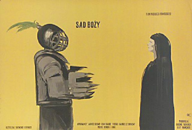 Judgment of God 1956 Polish A1 Poster