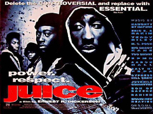 Juice Original 1992 British Quad Movie Poster