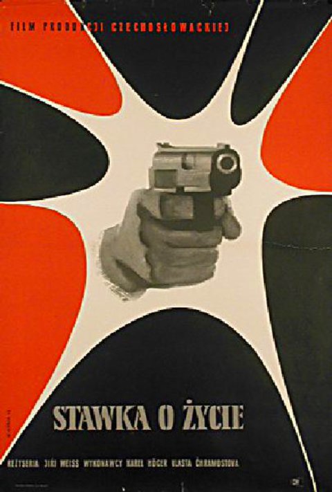 Life Was the Stake 1957 Polish A1 Poster