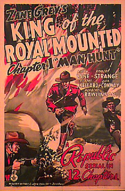 King of the Royal Mounted Original 1940 U.S. One Sheet Movie Poster