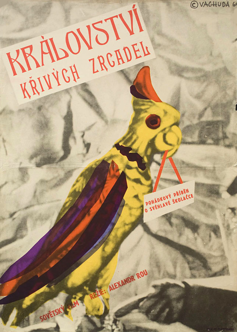 KINGDOM OF CROOKED MIRRORS Original 1961 Czech A3 Movie Poster
