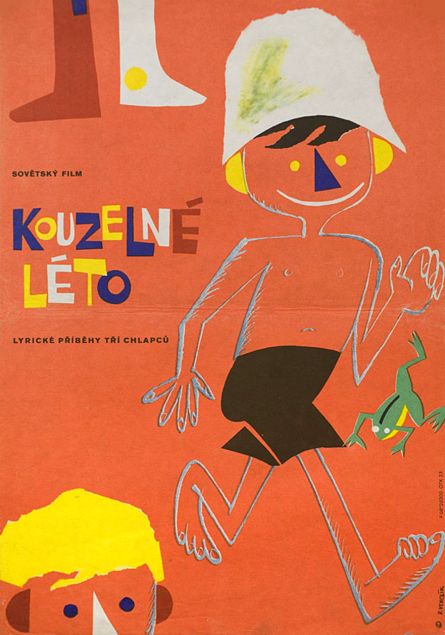 Bratya Komarovy Original 1962 Czech A3 Movie Poster