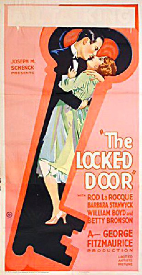 The Locked Door Original 1929 U.S. Three Sheet Movie Poster