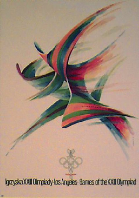 LOS ANGELES OLYMPICS 1981 U.S. Poster