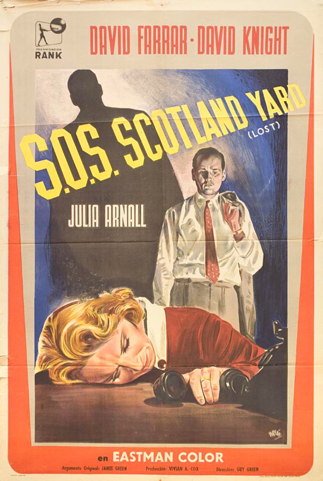 Lost Original 1956 Argentine Movie Poster