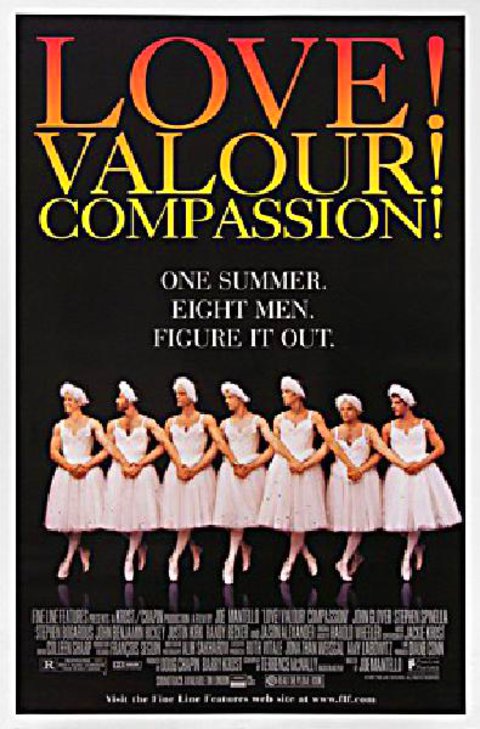 Love! Valour! Compassion! Original 1997 U.S. One Sheet Movie Poster