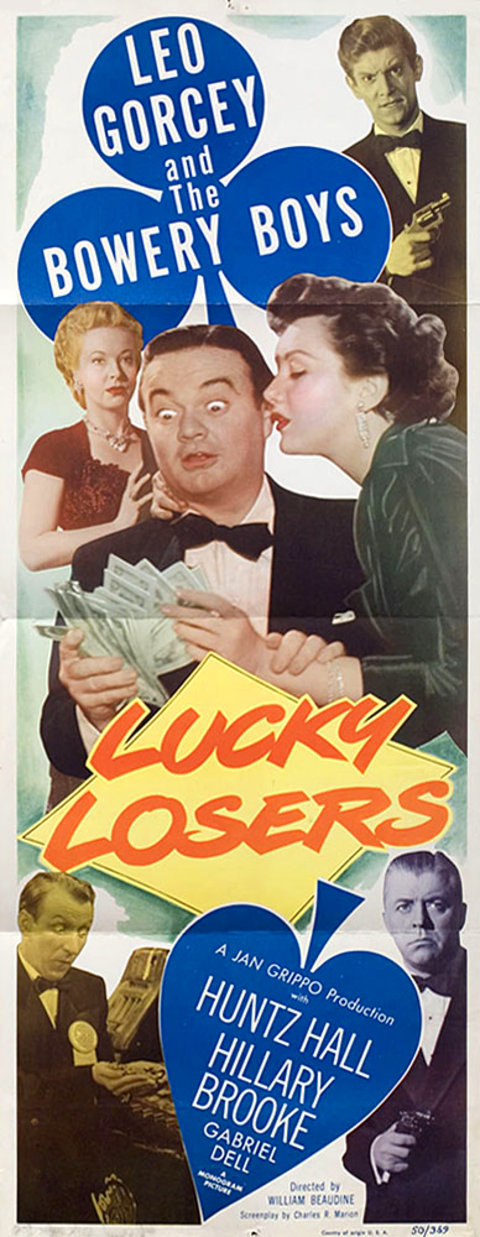 Lucky Losers 1950 U.S. Insert Poster