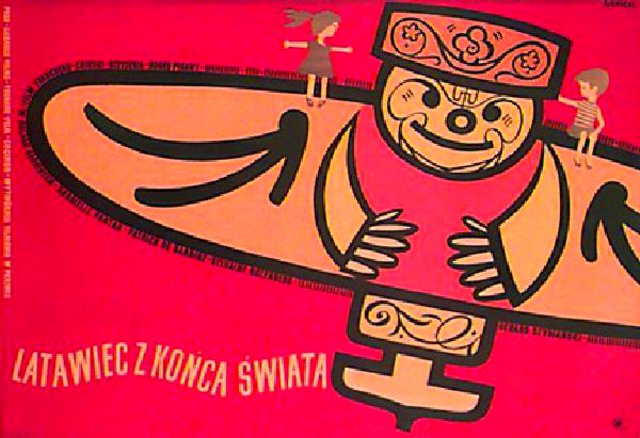 The Magic of the Kite Original 1960s Polish A1 Movie Poster