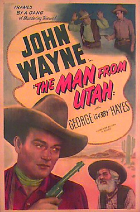 The Man from Utah Original R1940s U.S. One Sheet Movie Poster