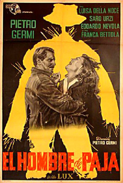 A Man of Straw Original 1957 Argentine Movie Poster