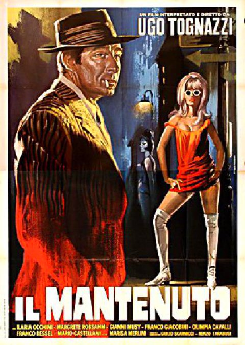 Il mantenuto Original 1961 Italian Quattro Foglio Movie Poster