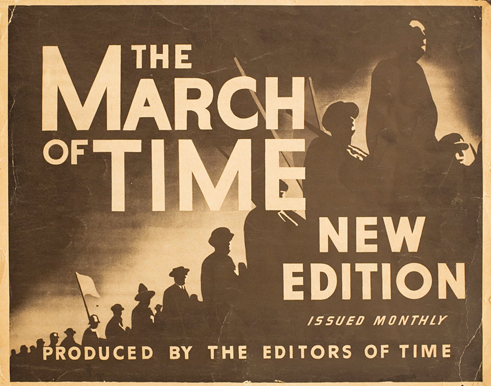 MARCH OF TIME Original 1940s U.S. Title Card