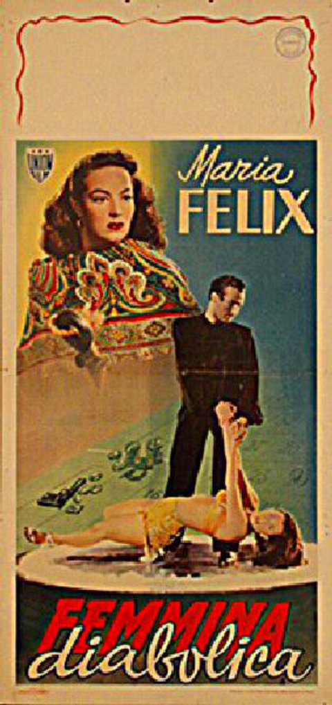 Dona Diabla Original 1950 Italian Locandina Movie Poster