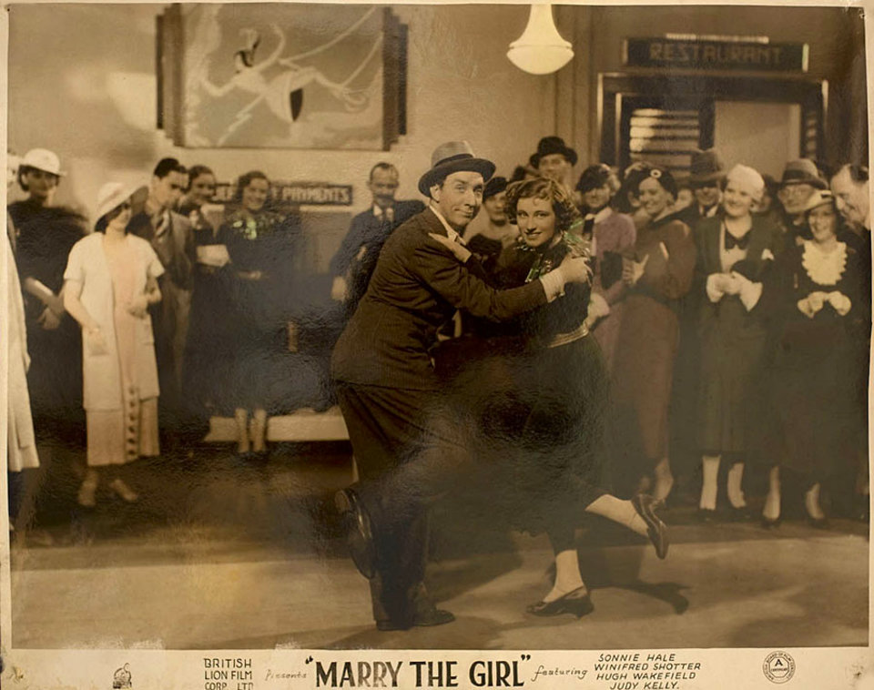 Marry the Girl Original 1935 British Scene Card