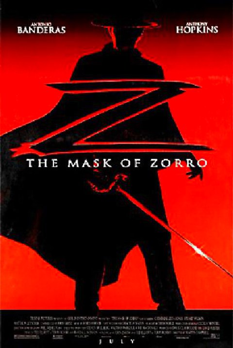 The Mask of Zorro Original 1998 U.S. One Sheet Movie Poster