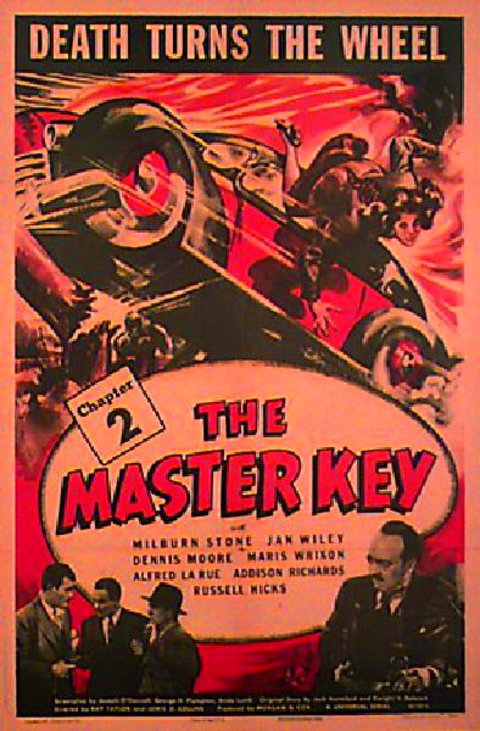 The Master Key Original 1945 U.S. One Sheet Movie Poster