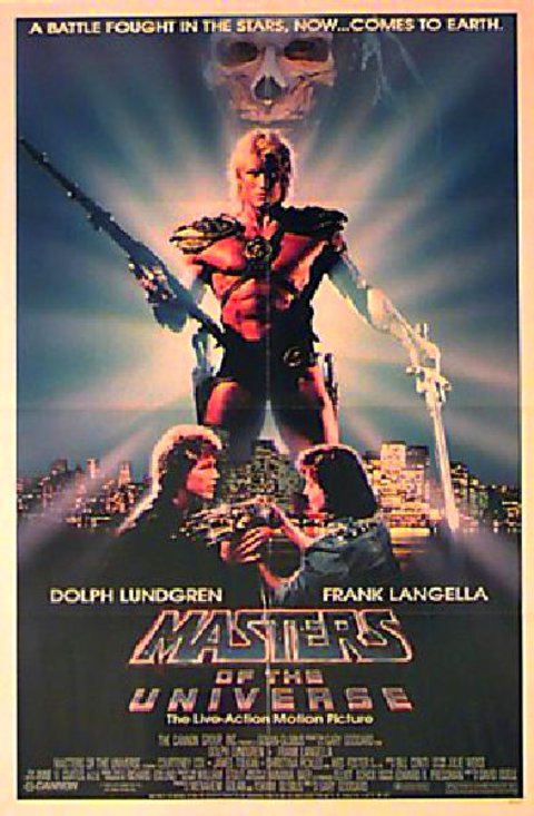 Masters of the Universe Original 1987 U.S. One Sheet Movie Poster