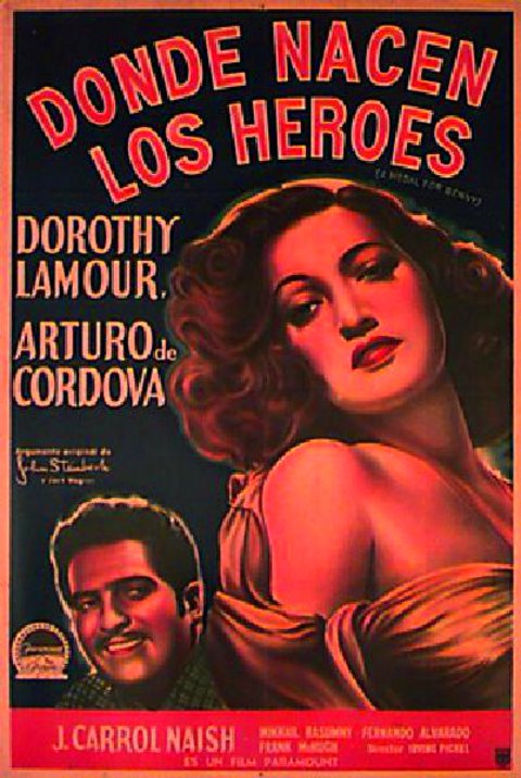 A Medal for Benny Original 1945 Argentine Movie Poster