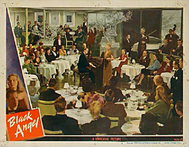 Black Angel 1946 U.S. Scene Card