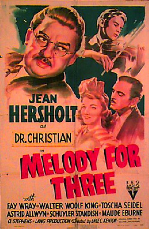Melody for Three Original 1943 U.S. One Sheet Movie Poster