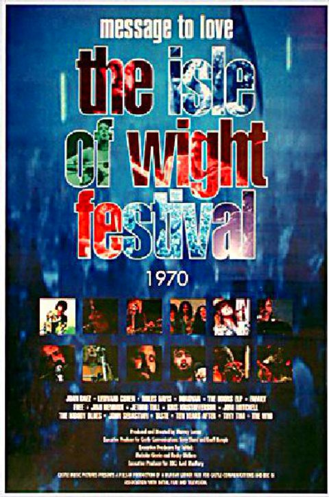 Message to Love: The Isle of Wight Festival Original 1997 U.S. Movie Poster