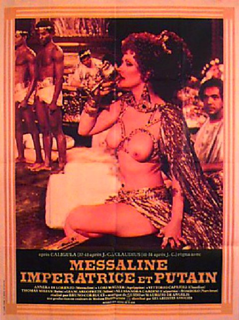 MESSALINE IMPERATRICE ET PUTAIN Original 1980s French Grande Movie Poster