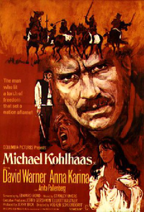 Michael Kohlhaas Original 1969 British Double Crown Movie Poster