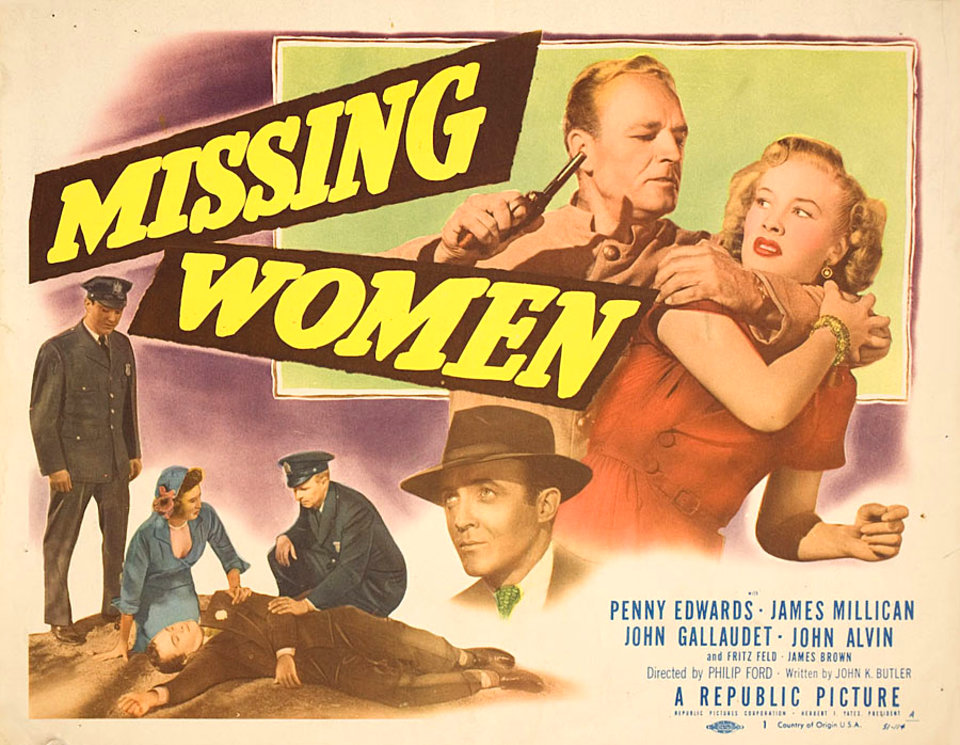 Missing Women Original 1951 U.S. Title Card