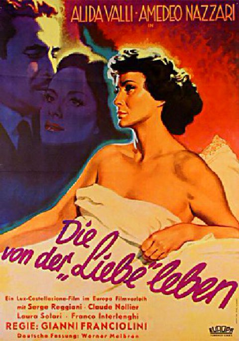 MONDO LE CONDANNA, IL Original 1953 German A1 Movie Poster