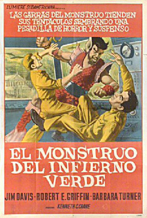 Monster from Green Hell Original 1958 Argentine Movie Poster