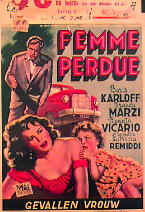 The Island Monster Original 1950s Belgian Movie Poster