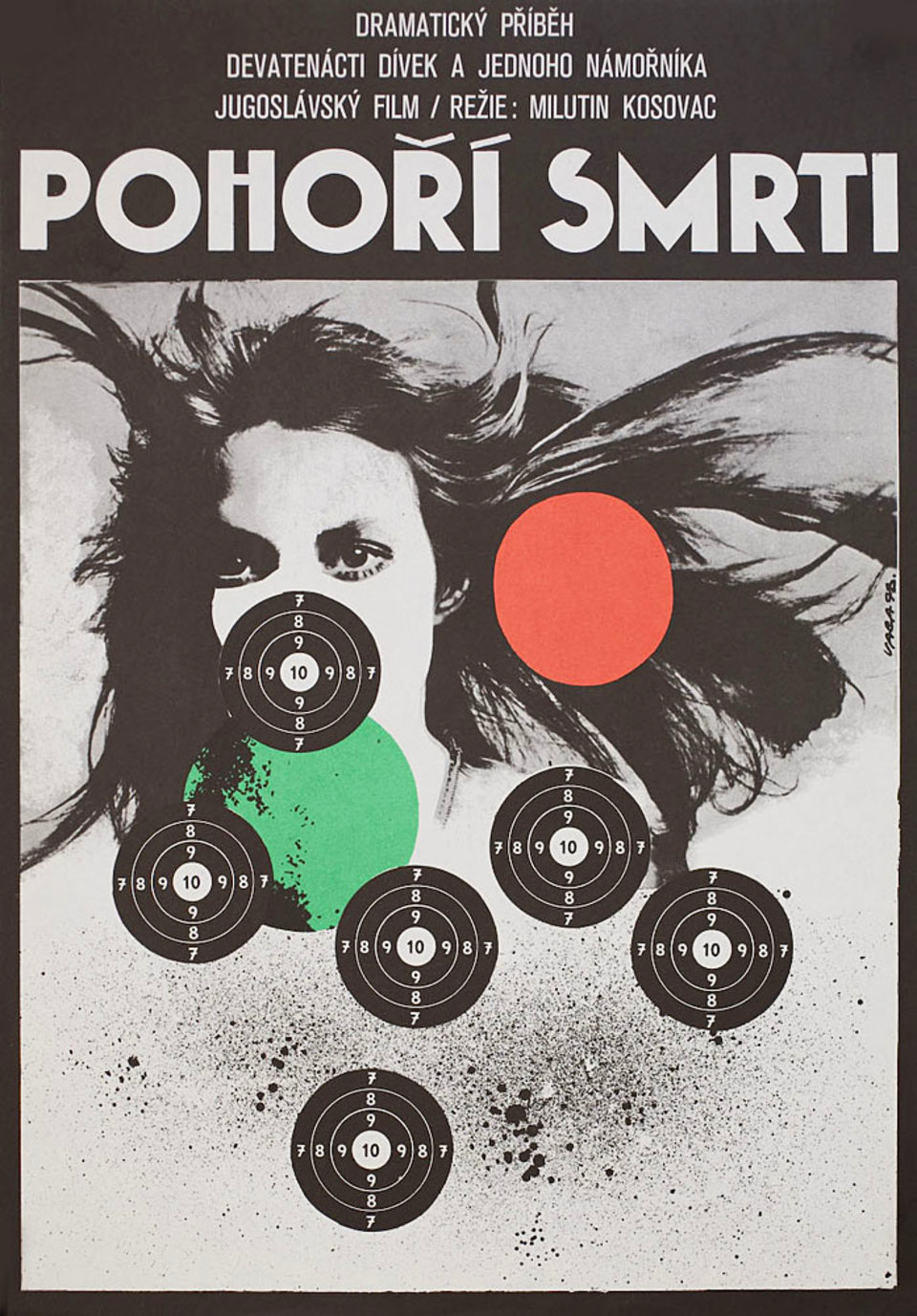 MOUNTAINS OF DEATH Original 1979 Czech A3 Movie Poster