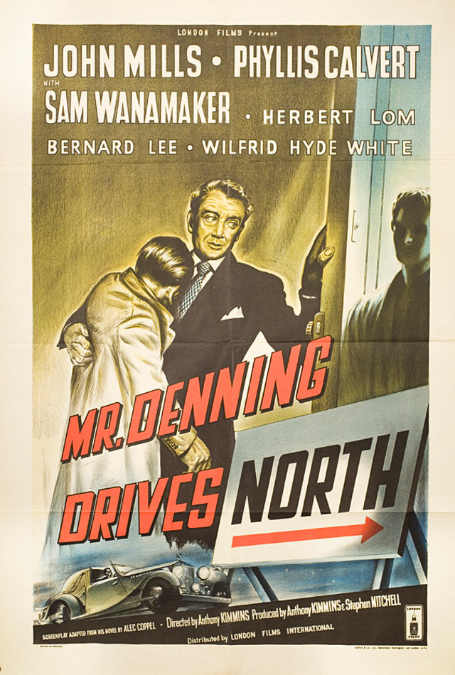 Mr. Denning Drives North Original 1951 British One Sheet Movie Poster