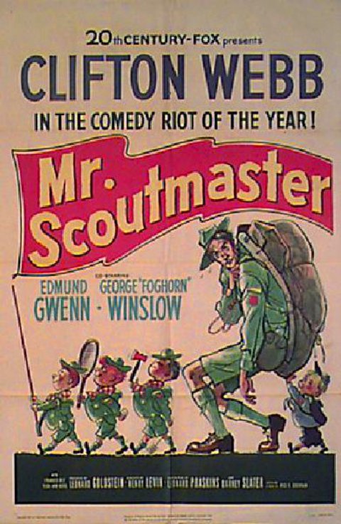 MR. SCOUTMASTER Original 1953 U.S. One Sheet Movie Poster