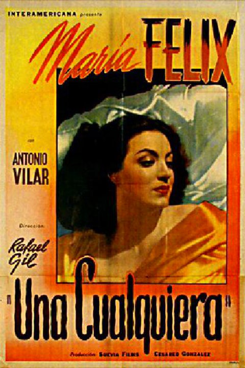 MUJER CUALQUIERA, UNA Original 1949 Argentine Movie Poster
