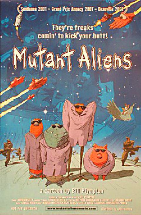 Mutant Aliens Original 2001 U.S. One Sheet Movie Poster