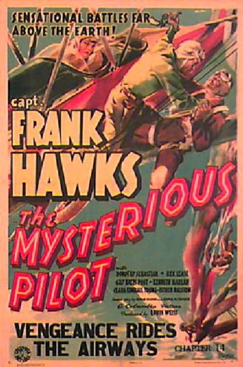 The Mysterious Pilot Original 1937 U.S. One Sheet Movie Poster