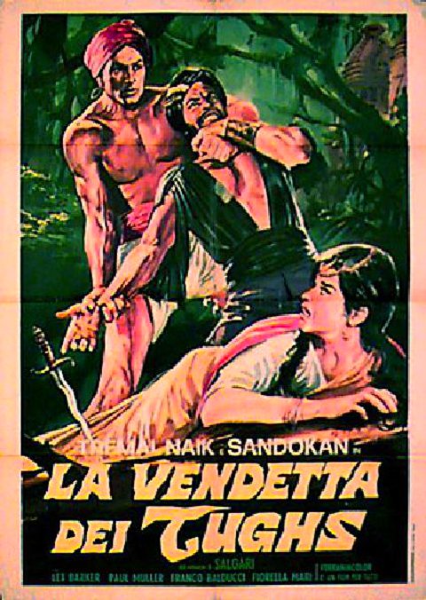 THE MYSTERY OF THE BLACK JUNGLE Original 1954 Italian Due Foglio Movie Poster