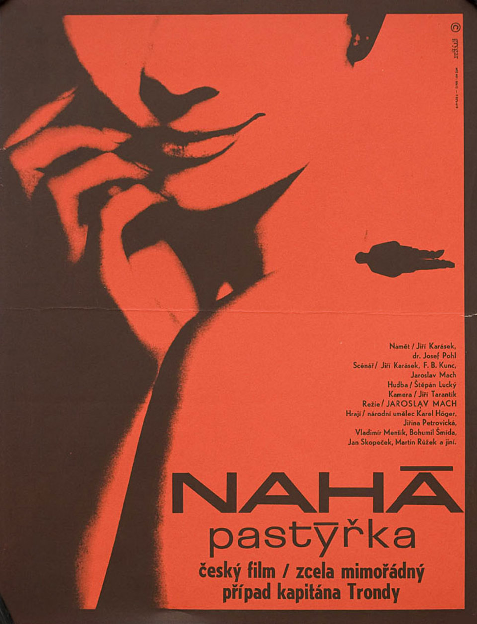 The Naked Shepherdess Original 1966 Czech A3 Movie Poster
