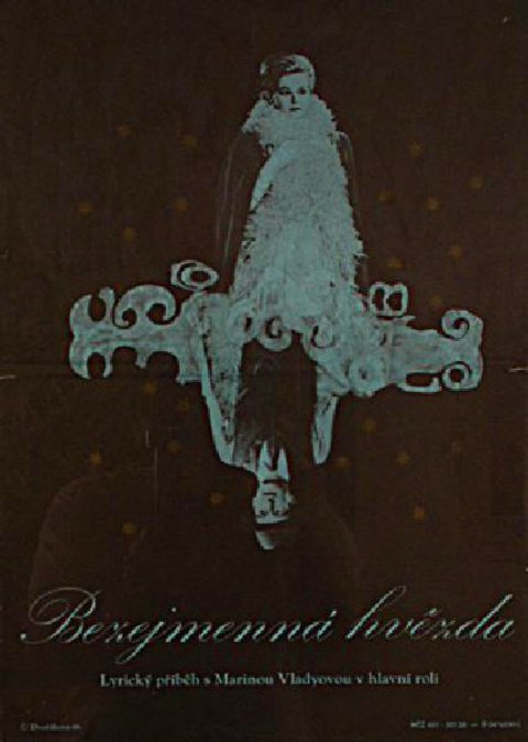 Nameless Star Original 1966 Czech A3 Movie Poster