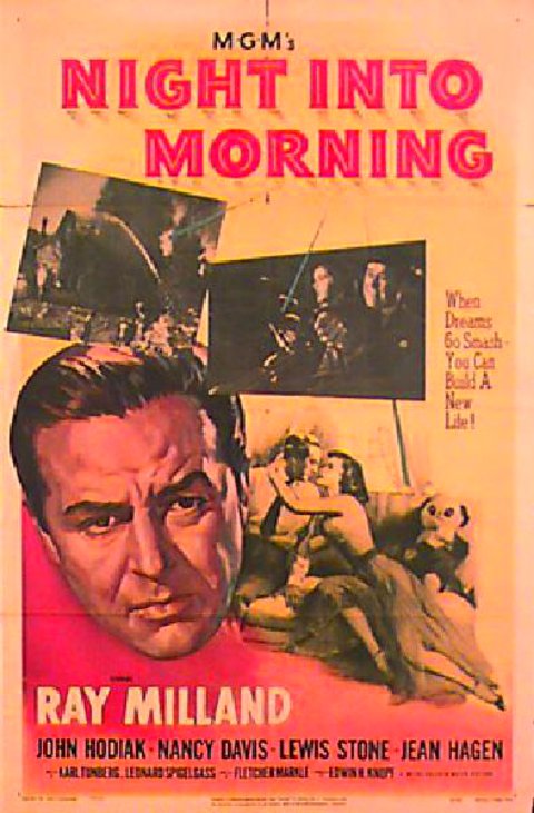 Night Into Morning Original 1951 U.S. One Sheet Movie Poster