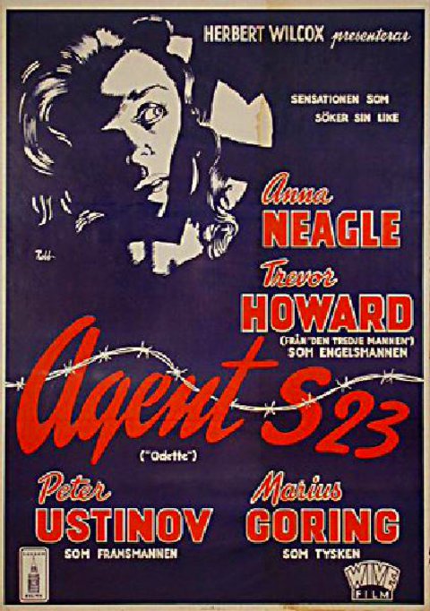 Odette 1950 Swedish B1 Poster