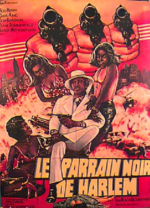 The Black Godfather Original 1970s French Grande Movie Poster